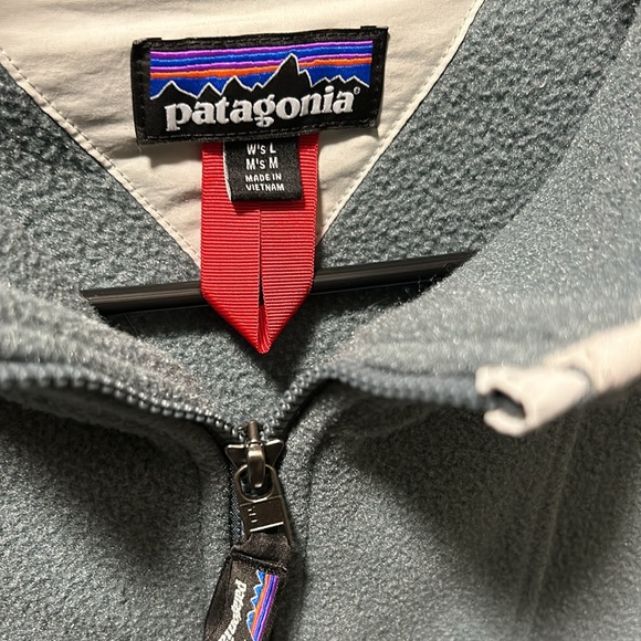 Like new men size medium Patagonia synchilla anorak fleece - Picture 3 of 3